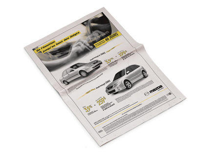 Publicité Mazda, agence Protocole